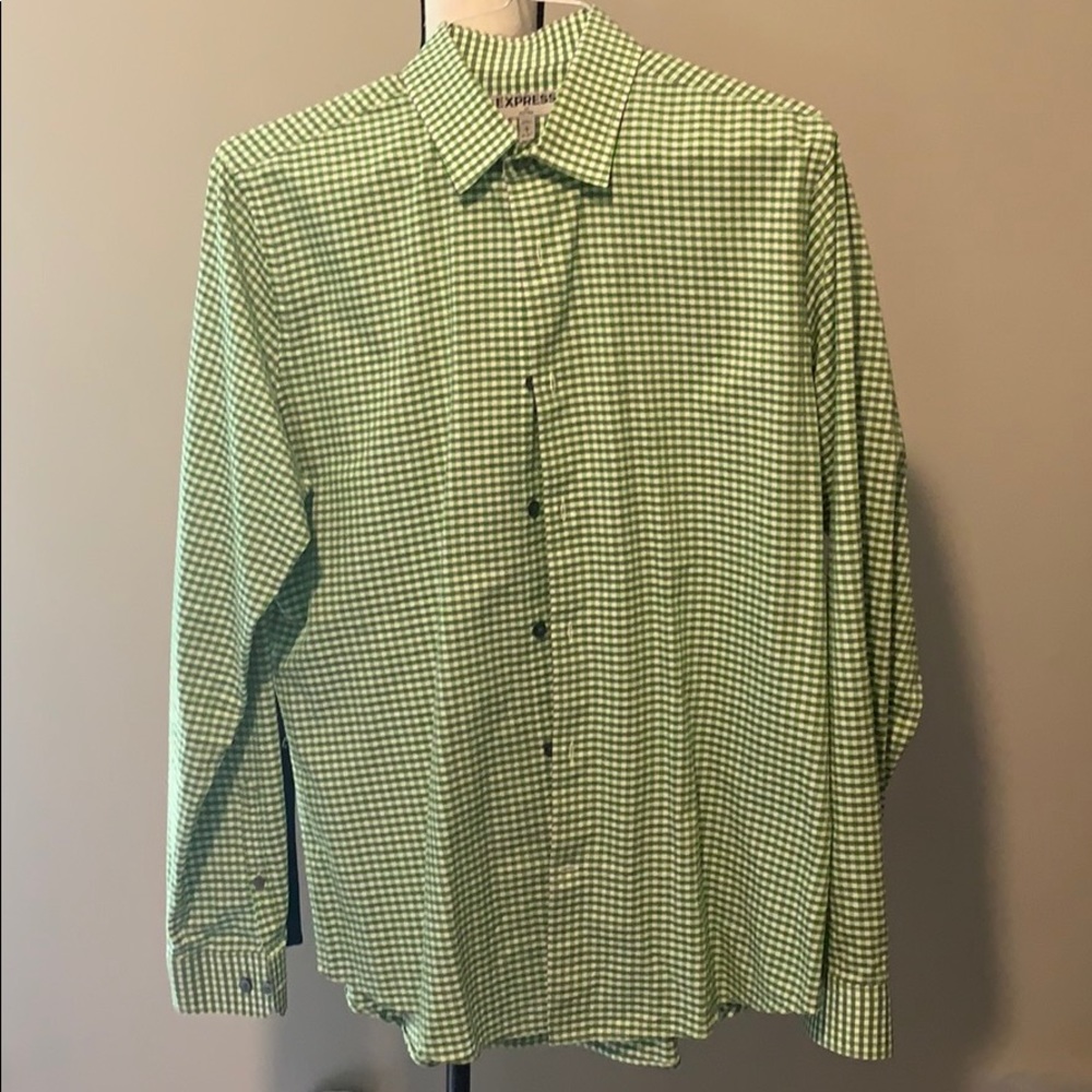 Men’s casual button down Express shirt (Fitted)